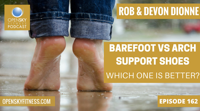 arch support while barefoot