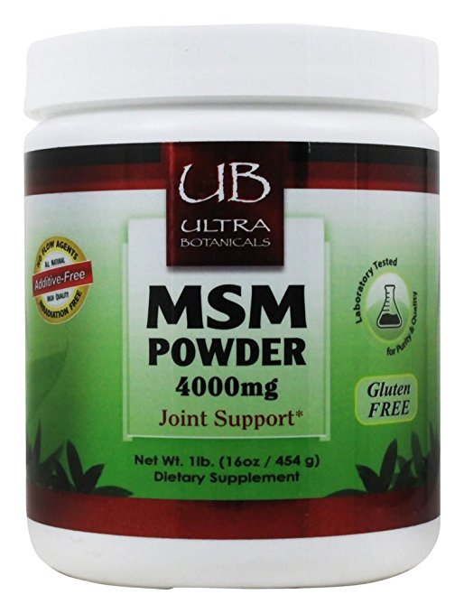 Ultra Botanicals - MSM Powder 4000 mg. - Joint Support - 16 oz. (454 Grams)